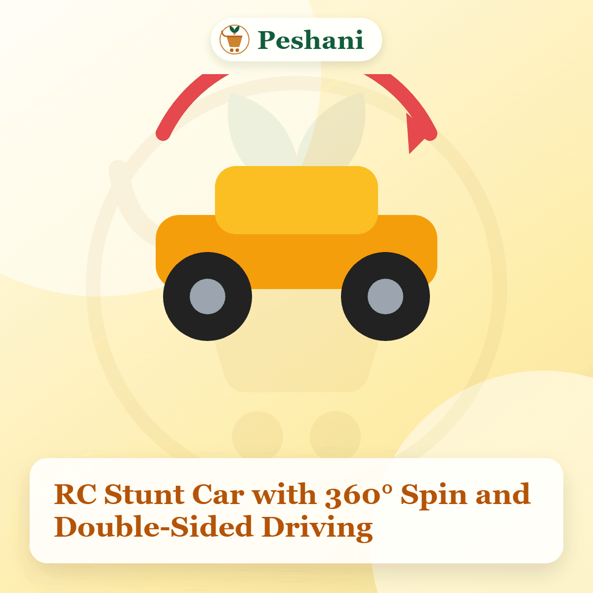 RC Stunt Car with 360° Spin and Double-Sided Driving - main view